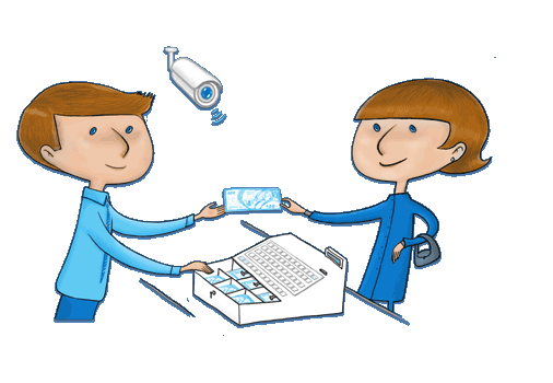 видеонаблюдение за касой в магазине