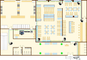 видеонаблюдение в кафе